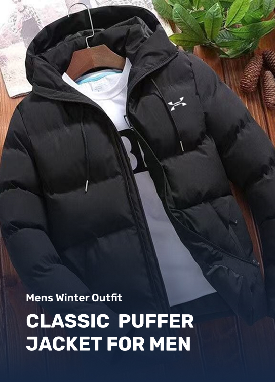 Classic Puffer Jacket for Men